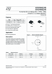 DataSheet STD70N2LH5 pdf